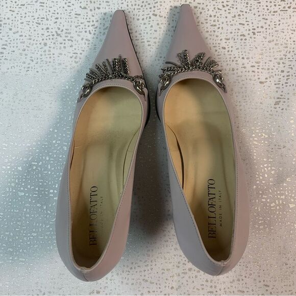 BELLOFATTO Pointed High Heel with Charms size 8 - Picture 2 of 7